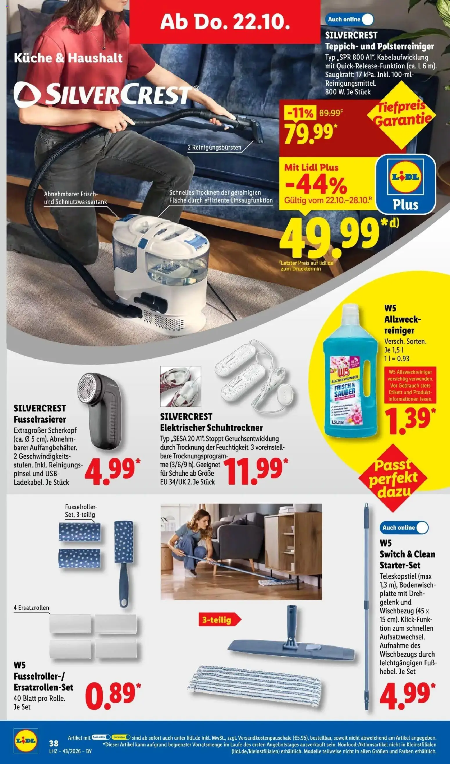 Lidl Prospekt Hof-innenstadt – gültig ab 19.10.2026 | Seite: 56 | Produkte: USB, Teppich, Küche, Pinsel