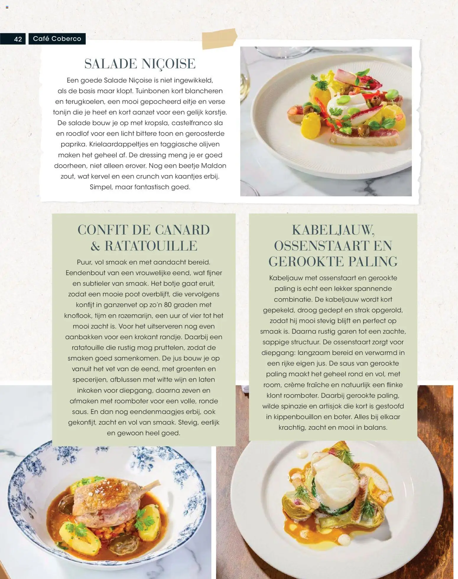 {H1} | Pagina: 42 | Producten: Artisjok, Salade, Roomboter, Crème