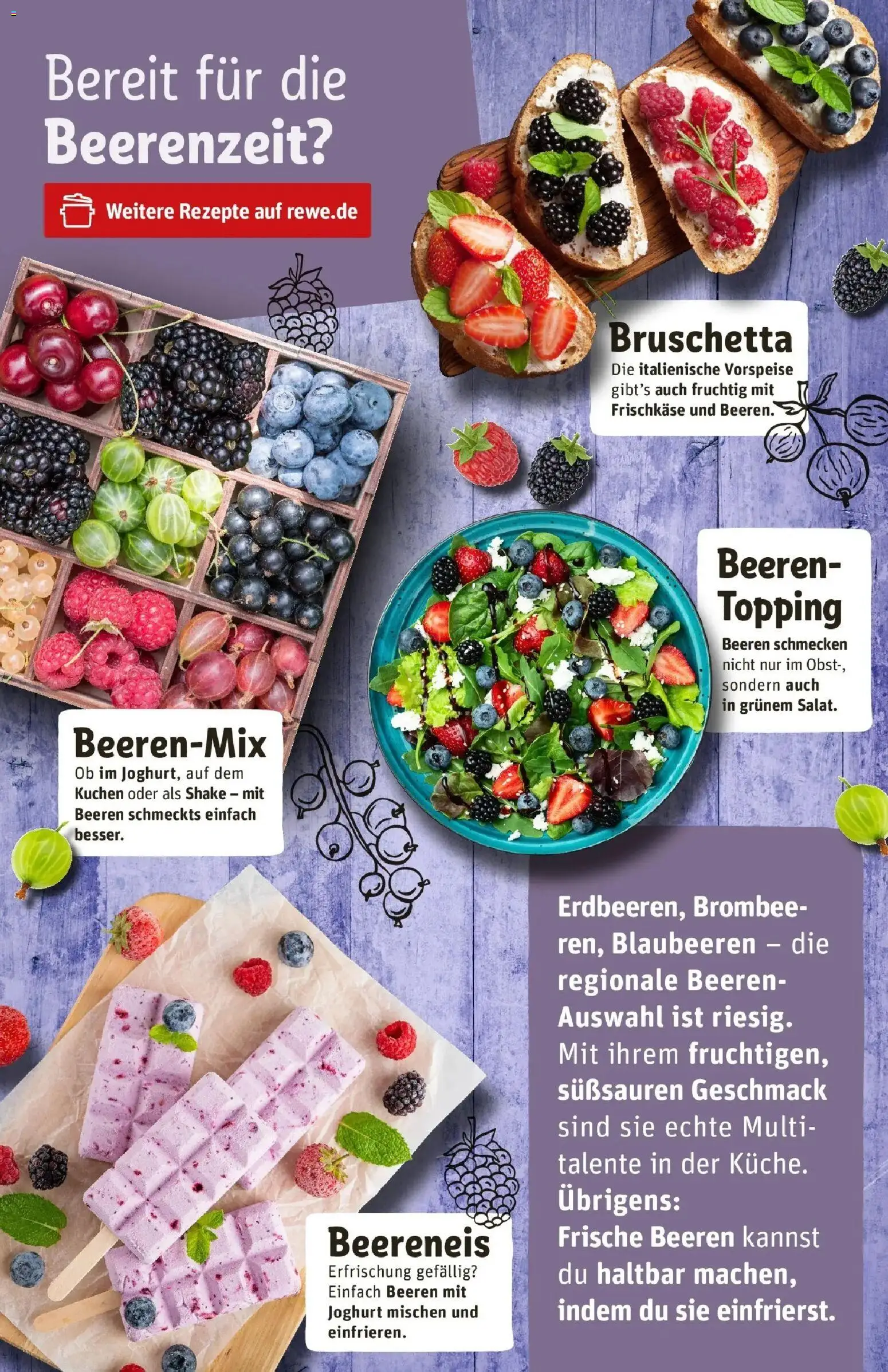 Rewe Prospekt Darmstadt – gültig ab 27.07.2026 | Seite: 15 | Produkte: Joghurt, Obst, Blaubeeren, Frischkase