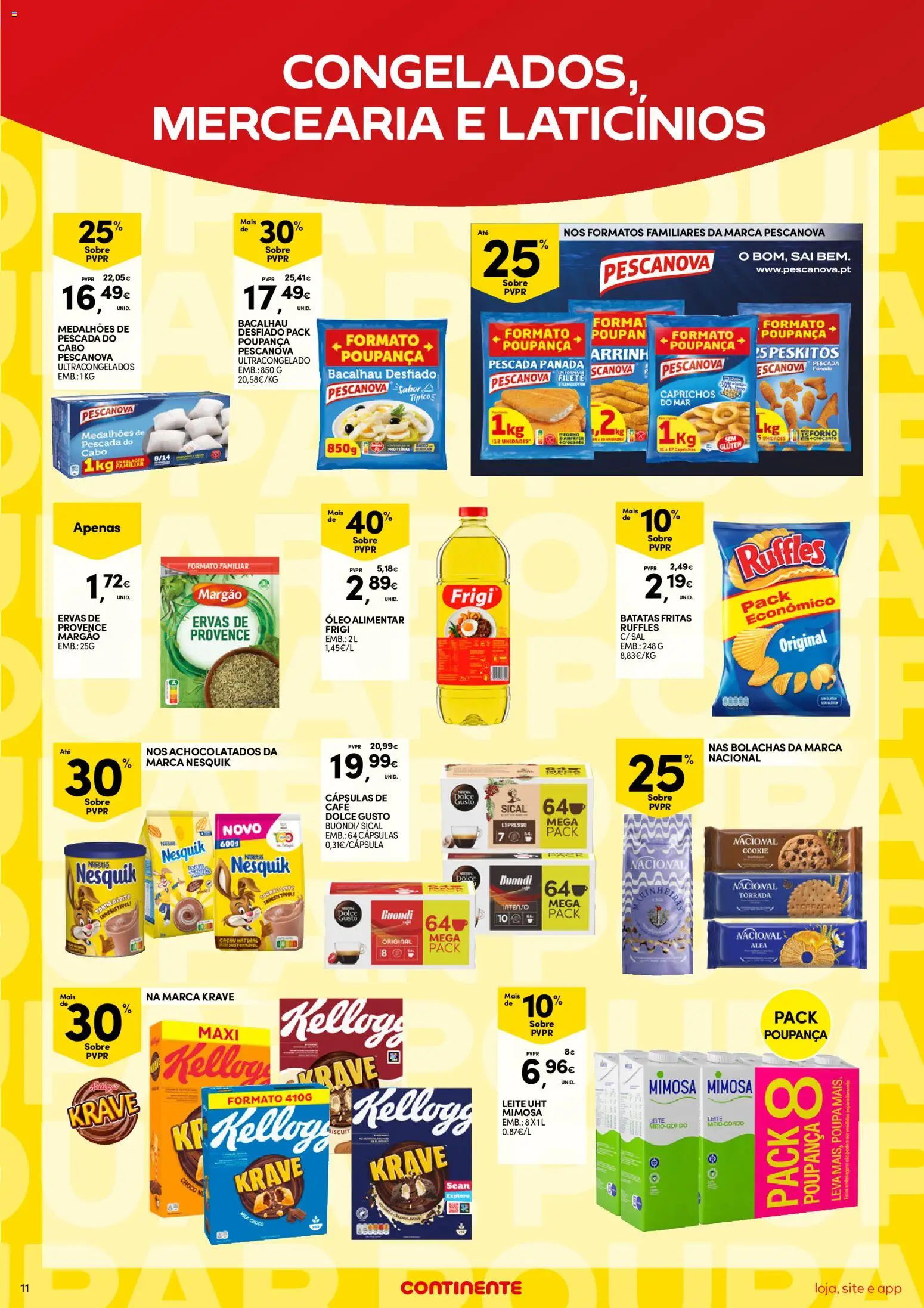 Continente folheto Bom Dia │ válido de 20/10/2026 | Página: 11 | Produtos: Cabo, Bolachas, Cacau, Sal