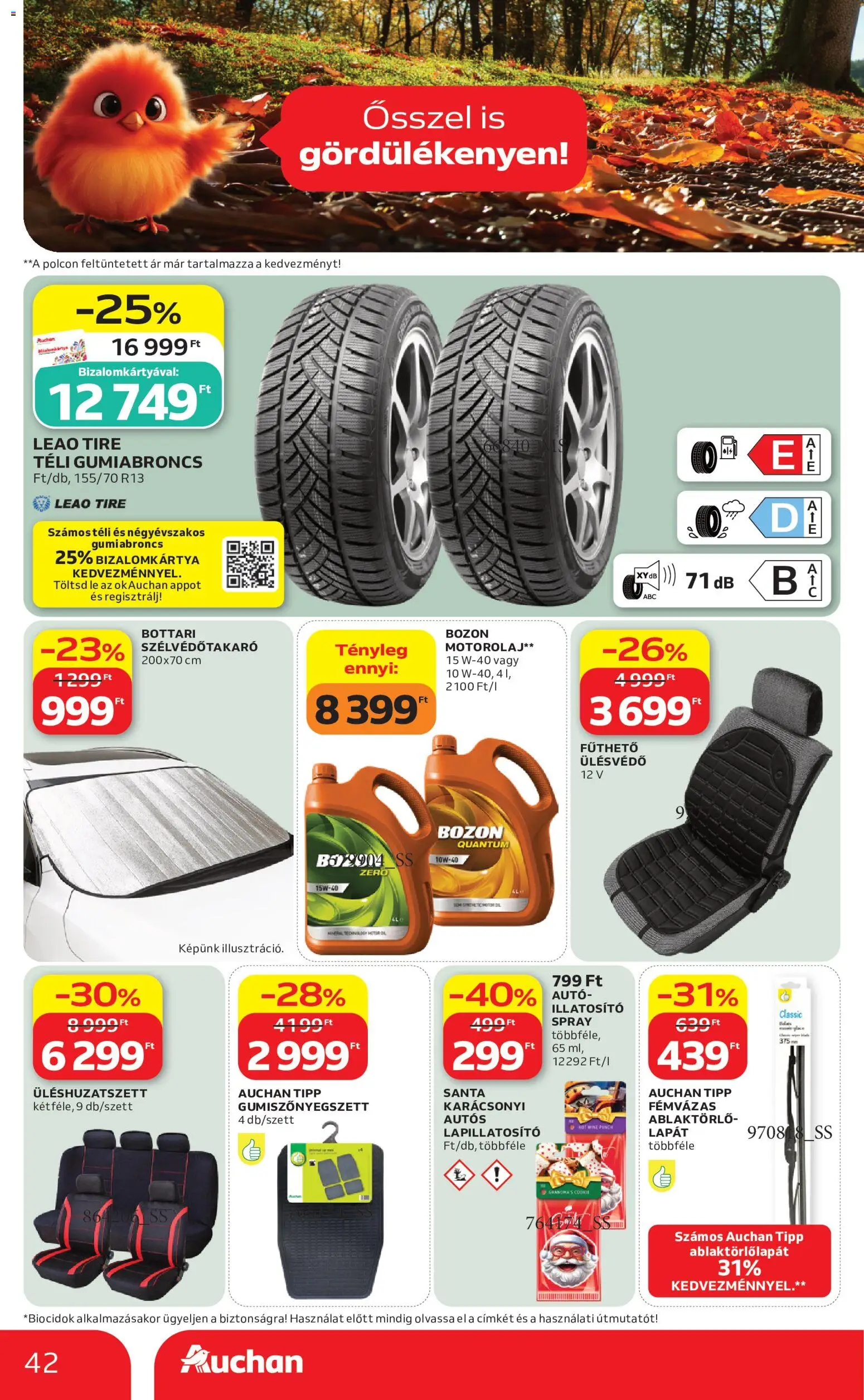 Auchan akciós ujság - amely érvényes a következő dátumtól: 2026.10.29. | Oldal: 42