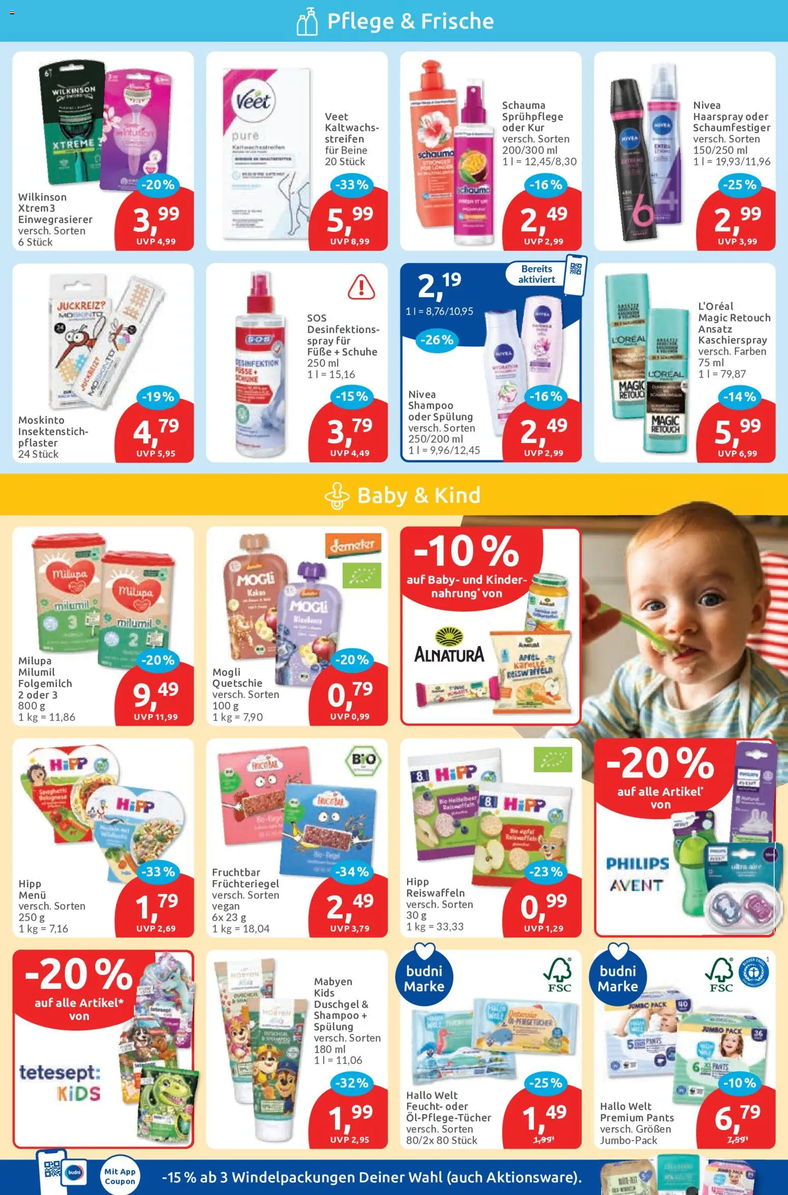Budni Prospekt – gültig ab 18.05.2026 | Seite: 3 | Produkte: Philips, Shampoo, Haarspray, Duschgel