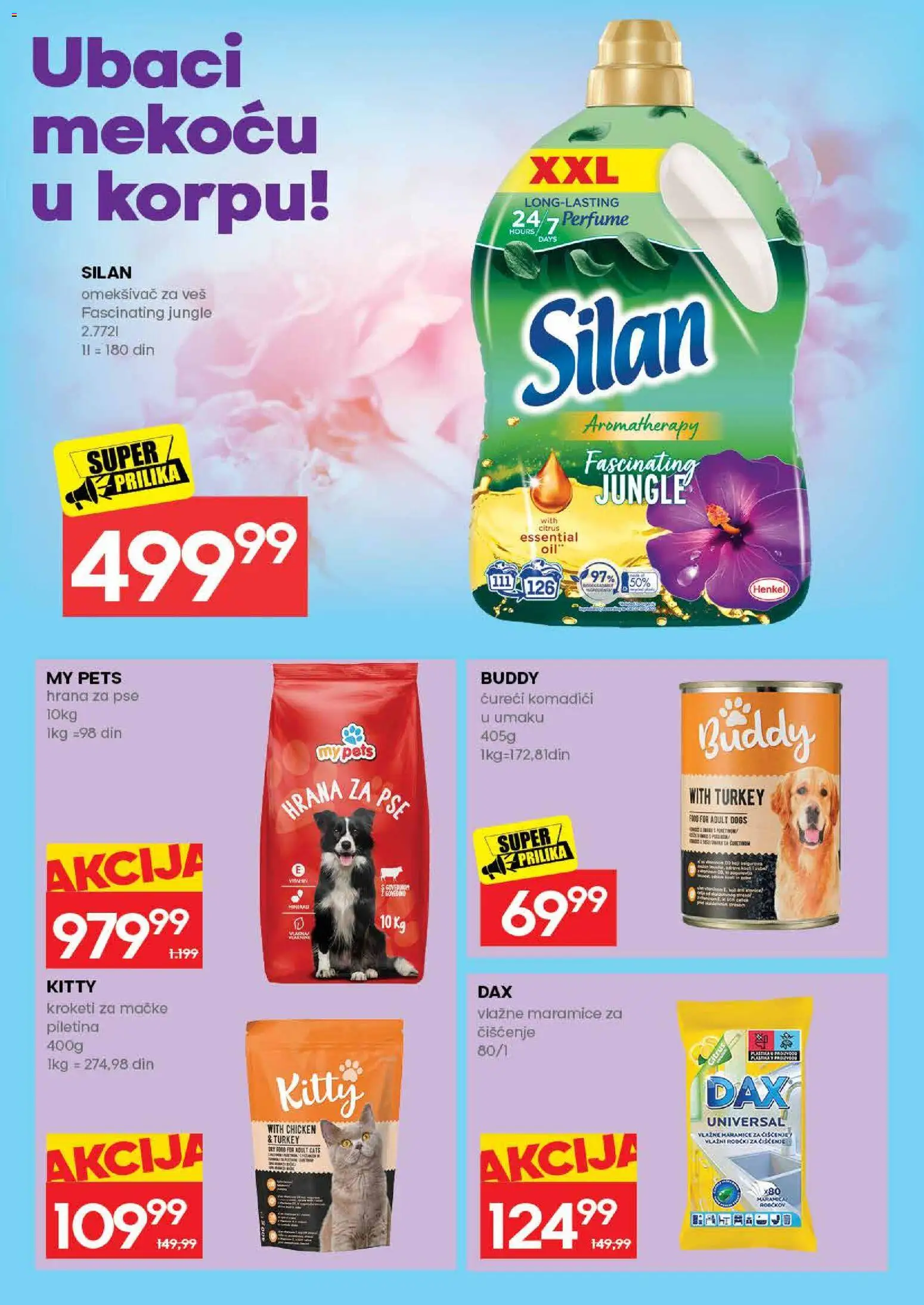 Idea katalog - važi od 28.05.2026 | Strana: 30 | Proizvode: Hrana za pse, Silan, Piletina, Omekšivač za veš