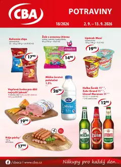 Náhled letáku CBA leták od 02.09.2026
