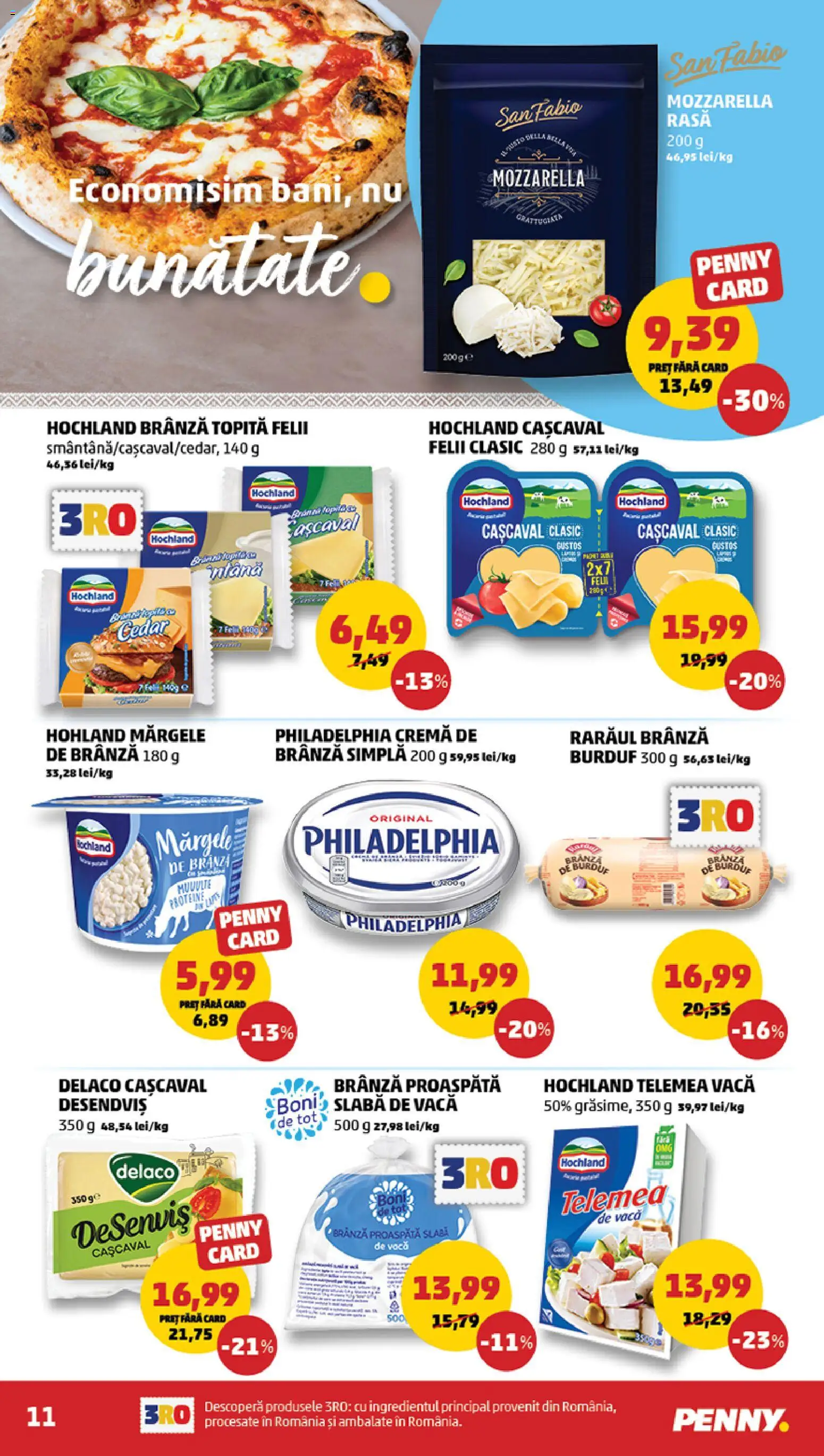 Noul catalog PENNY – valabil de la 08.04.2026 | Pagină: 11 | Produse: Masaüstü kılıfı, Cașcaval, Mozzarella, Brânză