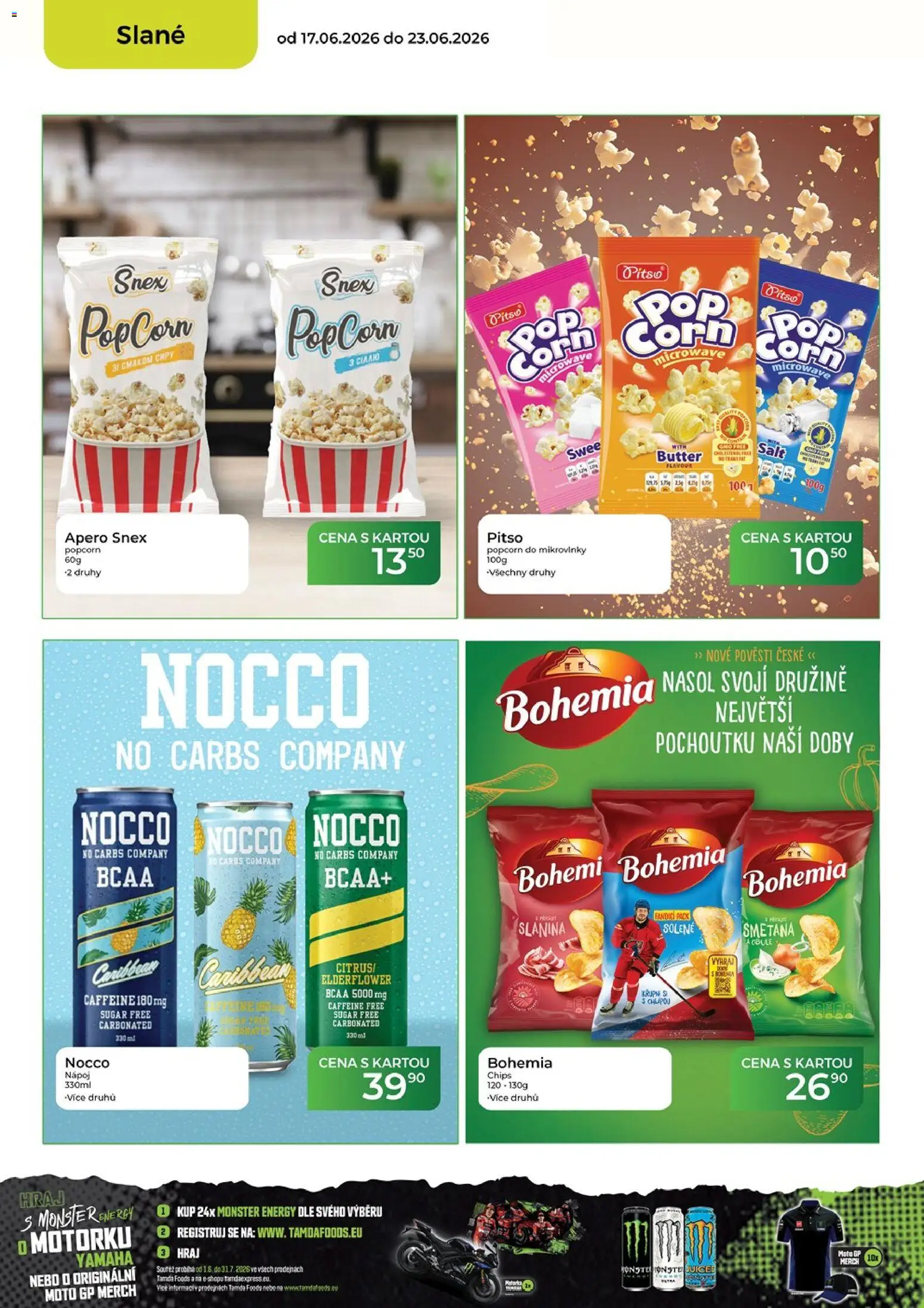 Tamda Foods leták od 17.06.2026 | Strana: 38 | Produkty: BCAA, Mikrovlnky, Popcorn, Slanina