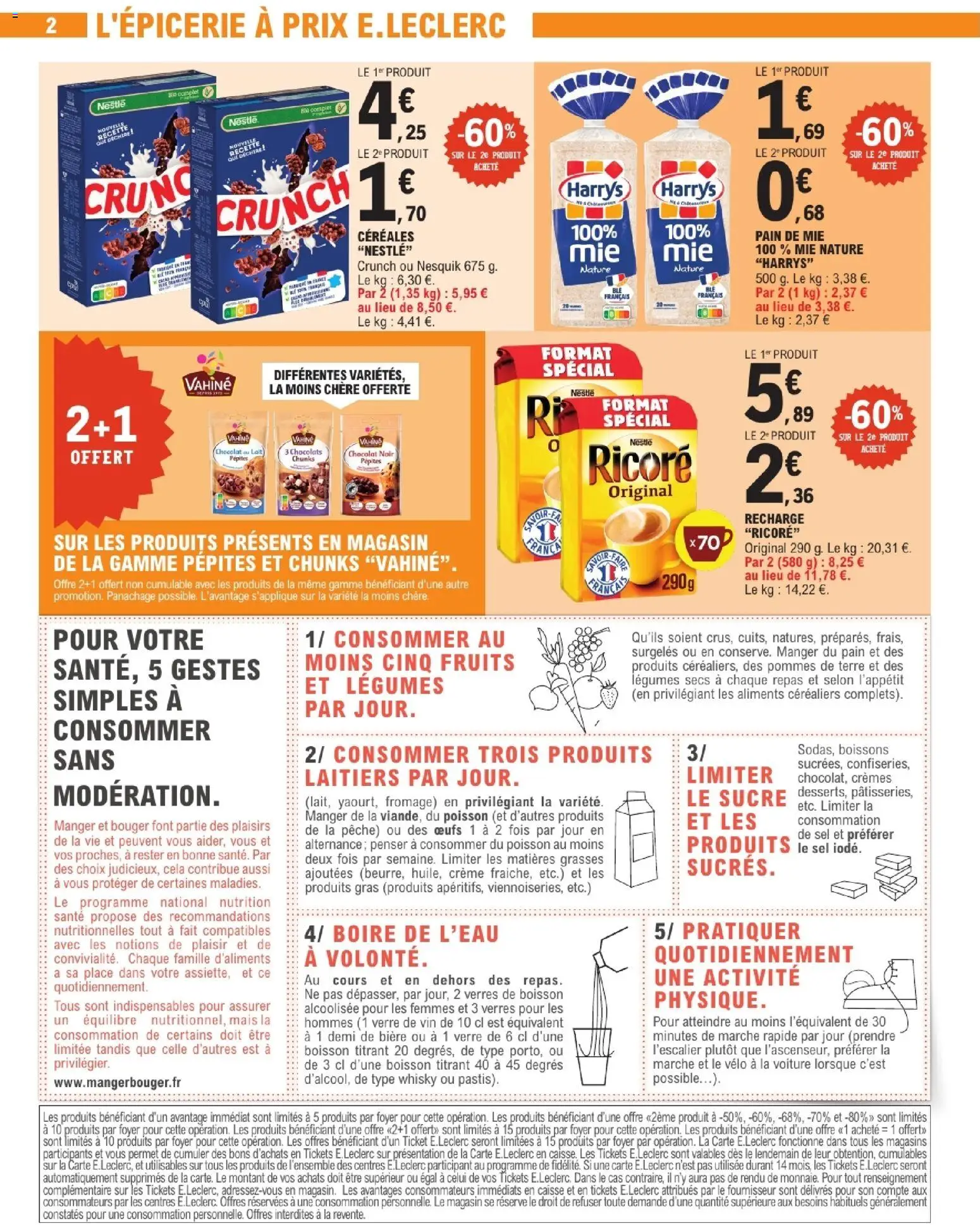 {H1} | Page: 2 | Produits: Vélo, Pêche, Chocolat noir, Lait