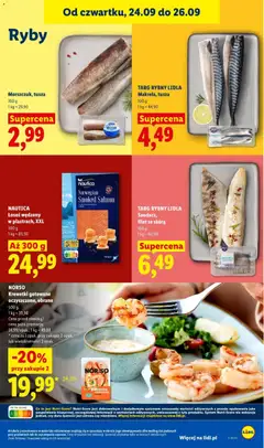 Pogląd oferty "NAUTICA Łosoś wędzony w plastrach, XXL, Łosoś wędzony w plastrach, XXL" - ważna od 24.09.2026 | Strona: 61