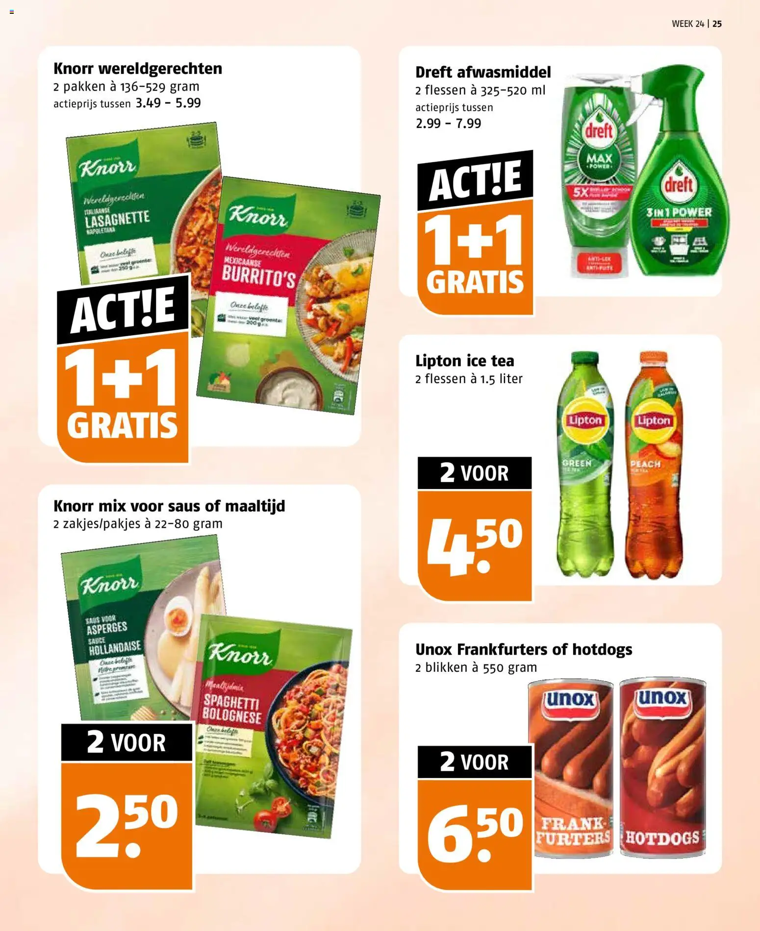 {H1} | Pagina: 25 | Producten: Asperges, Afwasmiddel, Saus