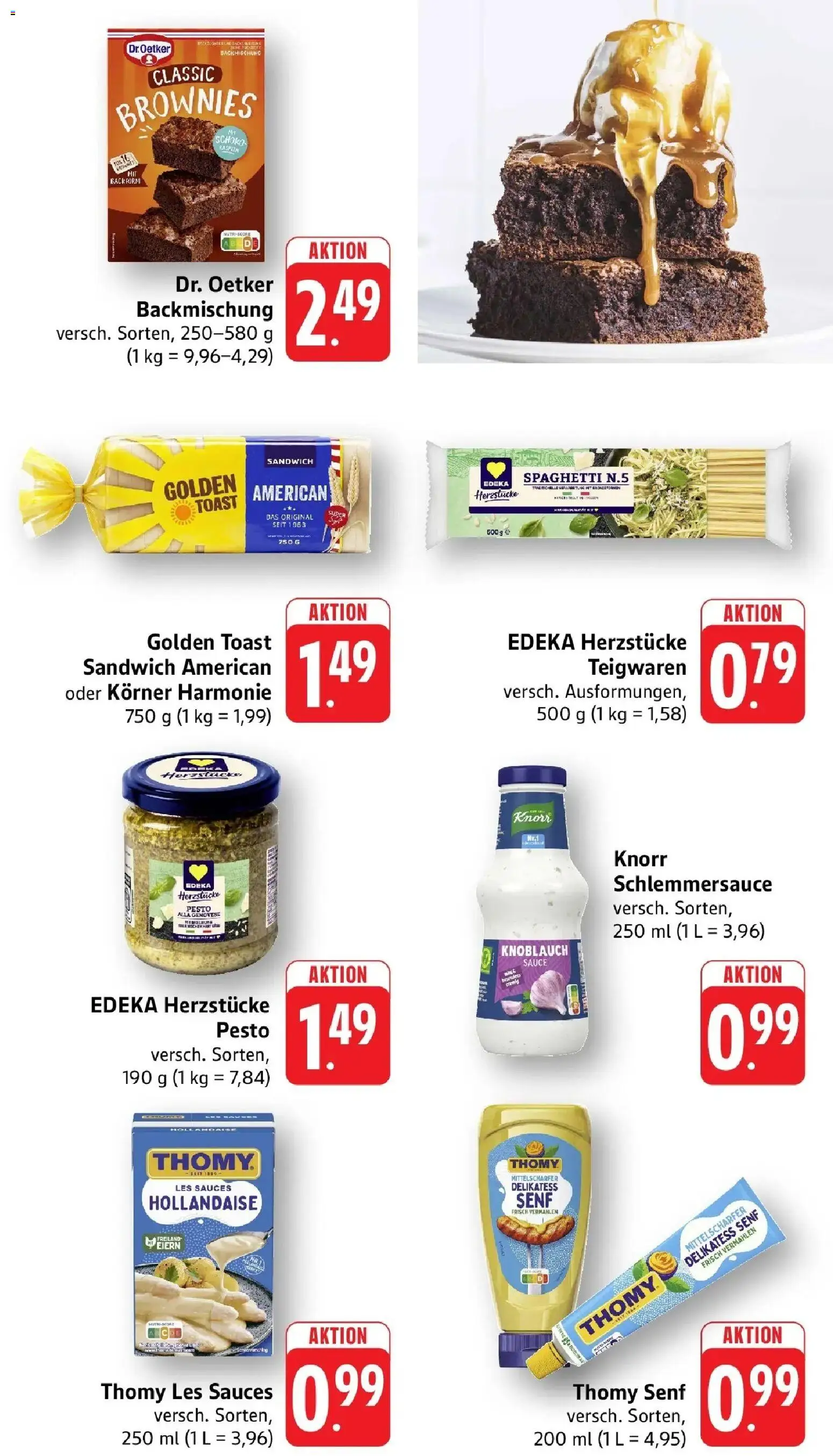 nah & gut Prospekt Offenburg-Zunsweier – gültig ab 27.04.2026 | Seite: 7 | Produkte: Thomy les sauces, Toast, Knorr, Pasta