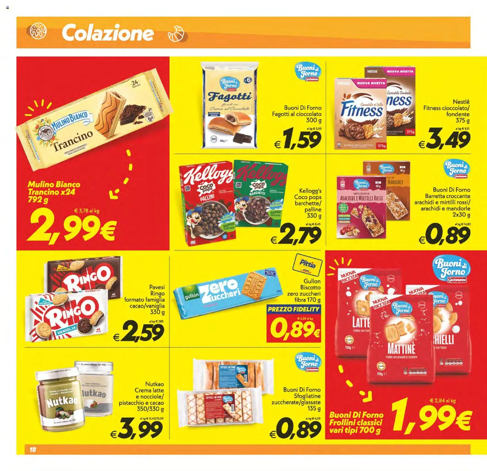 Volantino SuperConveniente del 11/08/2026 | Pagina: 18 | Prodotti: Zucchero, Latte, Mandorle, Forno