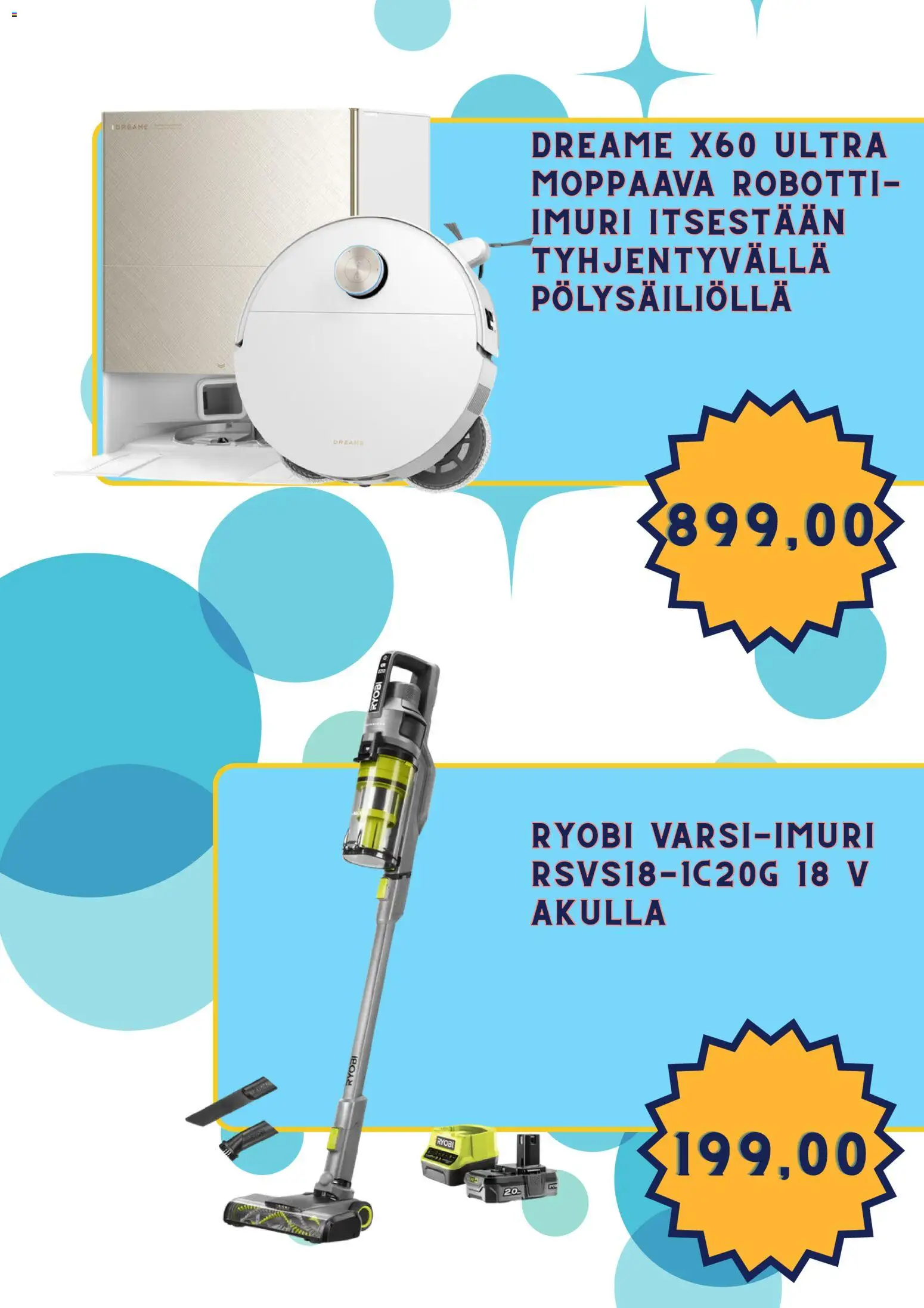 Clas Ohlson tarjoukset – voimassa 03/09/2026 alkaen | Sivu: 3 | Tuotteet: Imuri, Robotti