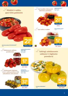MAXIMA leidinys galioja nuo 16.06.2026 | Puslapis: 5 | Prekių: Pomidorai