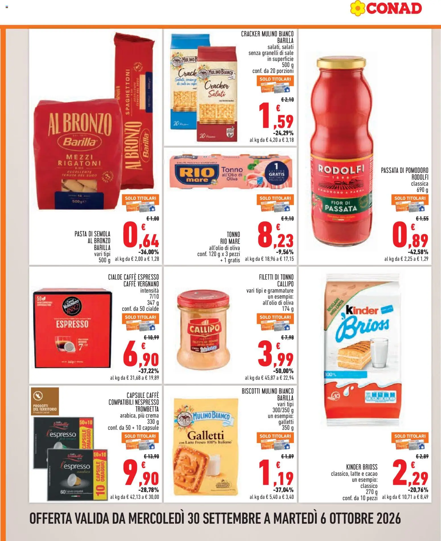 Volantino Conad del 30/09/2026 | Pagina: 6