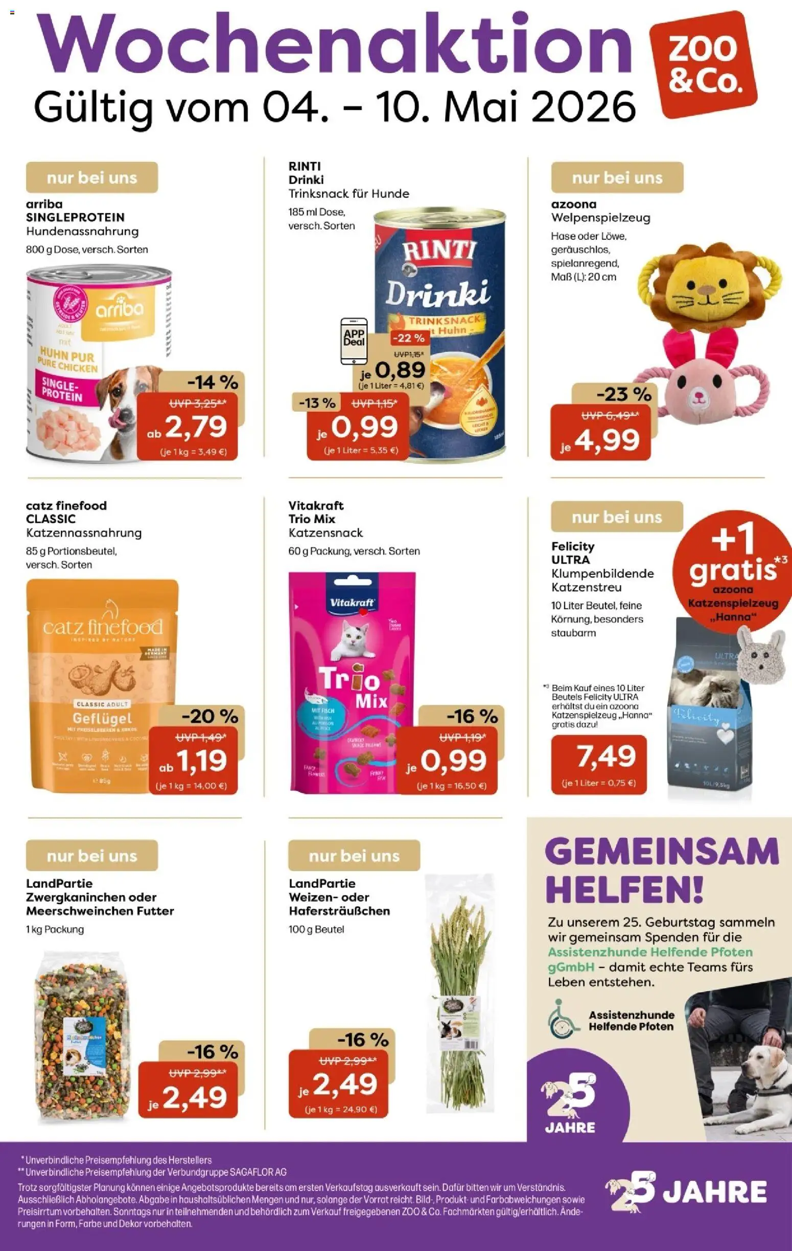 Zoo & co Prospekt 	 – gültig ab 04.05.2026 | Seite: 1 | Produkte: Fisch