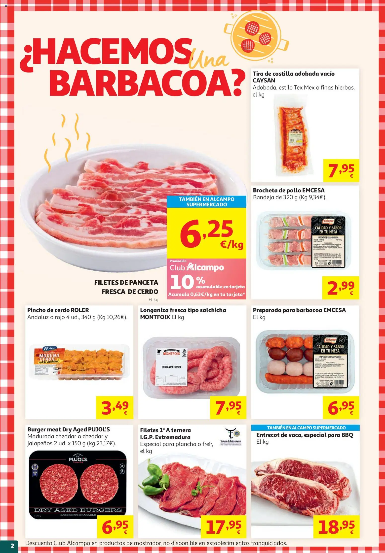 Alcampo HG Unico Mad │ válido desde el 19.05.2026 | Página: 2 | Productos: Ηλεκτρικός φούρνος, Plancha, Bandeja, Mesa