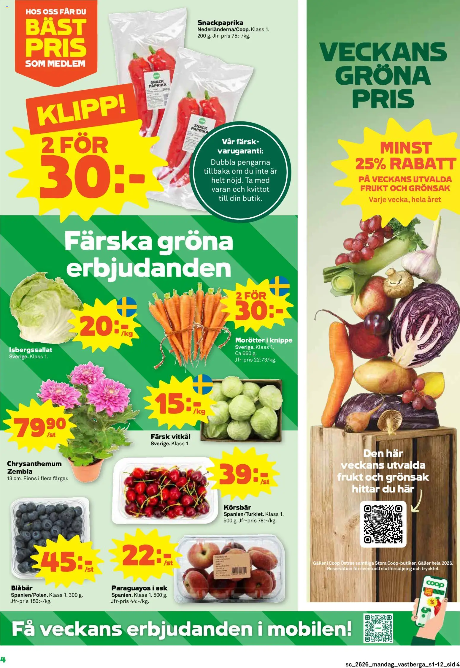 Coop Forum reklamblad aktuell från 22/06/2026 | Sida: 4