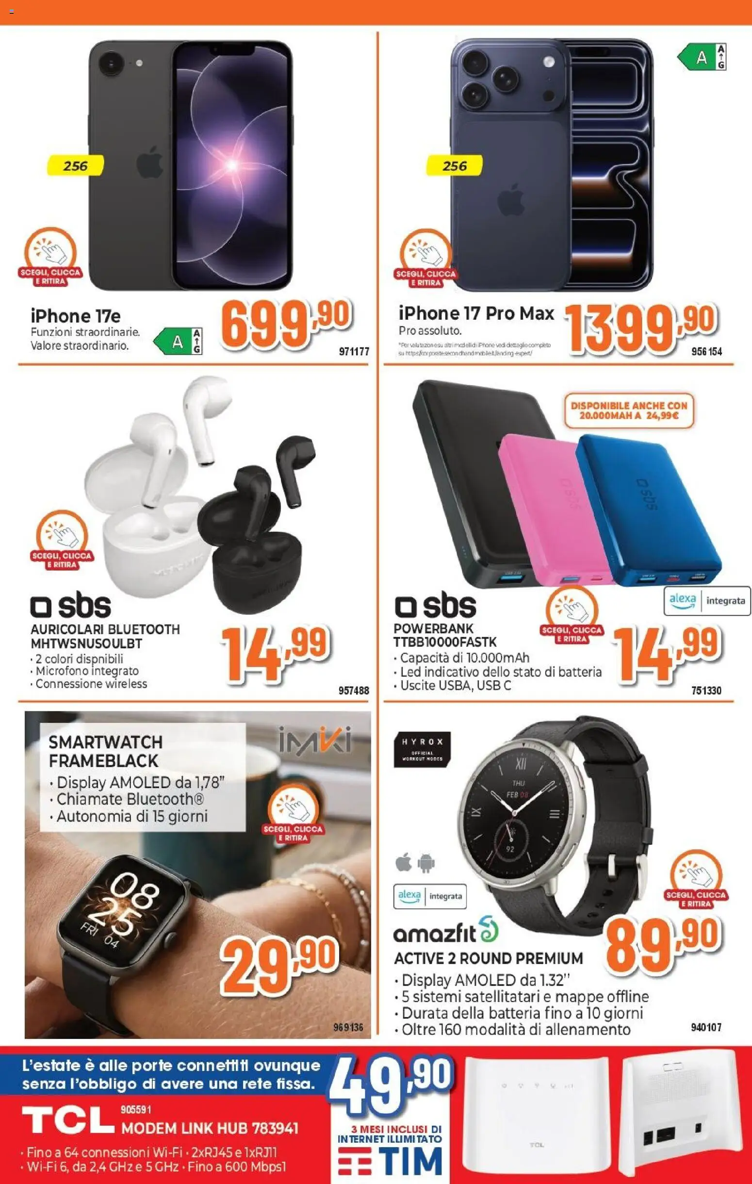 Volantino Expert del 04.06.2026 | Pagina: 8 | Prodotti: Microfono, USB, Smartwatch, Batteria