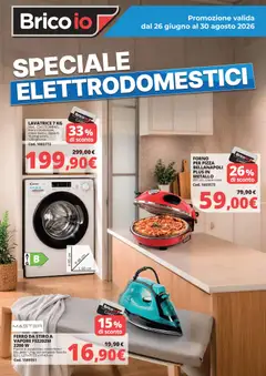 Anteprima del volantino Brico io volantino Elettrodomestici valido a partire dal 26/06/2026