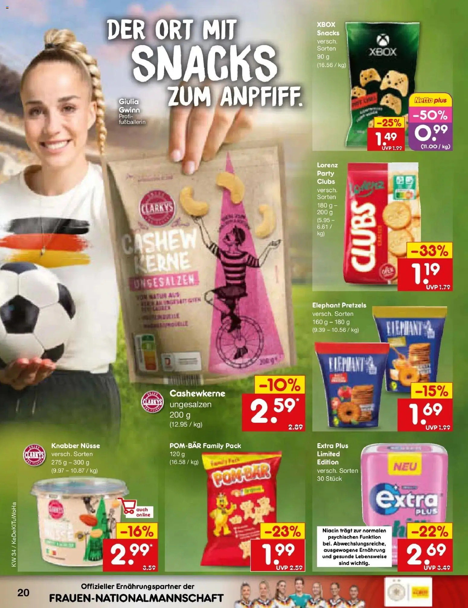 Netto Marken-Discount Prospekt Bonn – gültig ab 17.08.2026 | Seite: 26 | Produkte: Xbox, Cashew, Nüsse