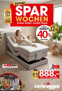 Zurbrüggen Super Sparwochen ab 24.07.2026 gültig