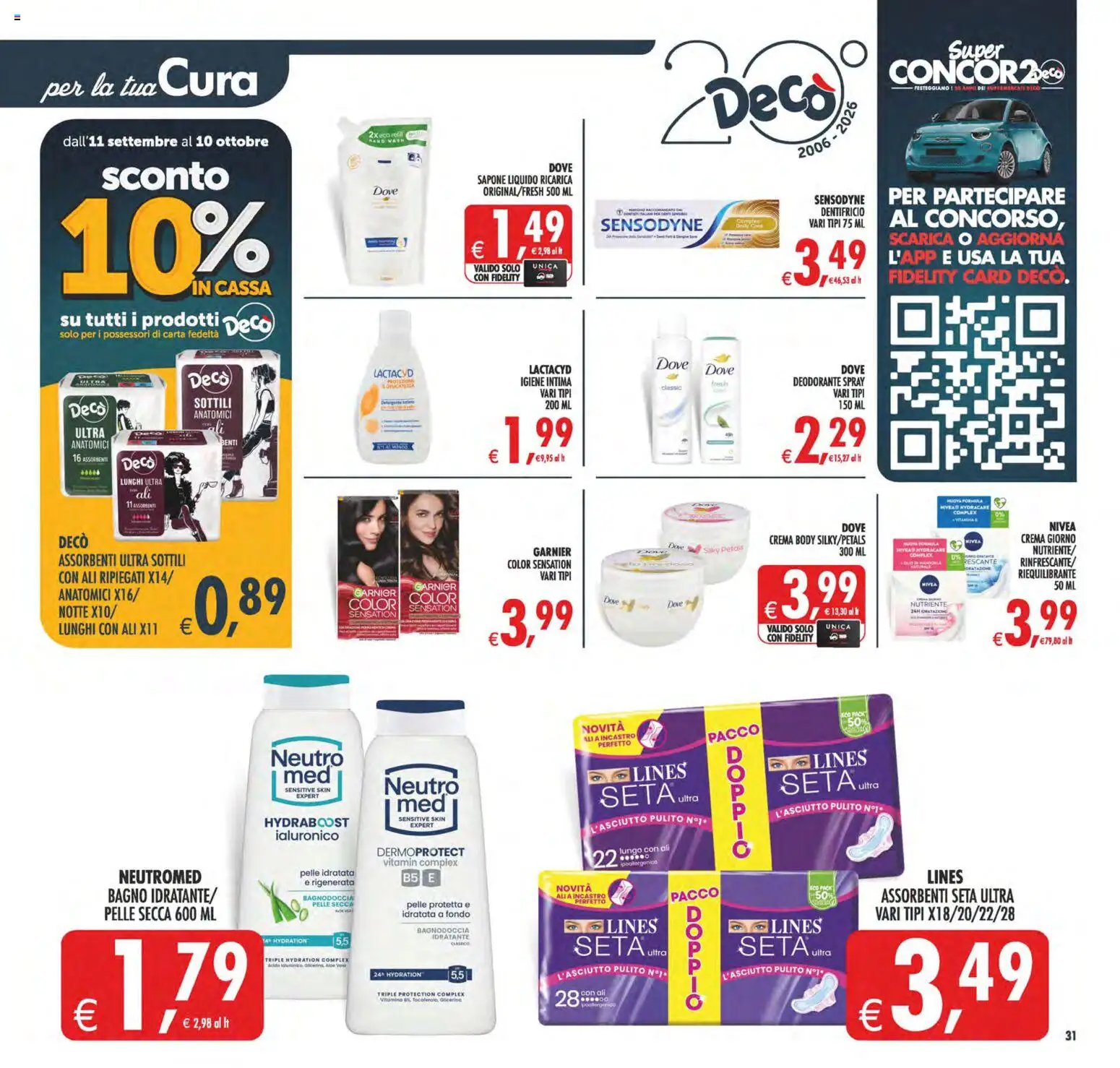 Volantino Decò del 02/10/2026 | Pagina: 31