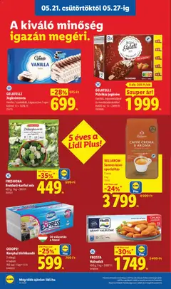 BELLAROM Szemes kávé-specialitás, Crema 1 kg - amely érvényes a következő dátumtól: 21.05.2026 | Oldal: 14