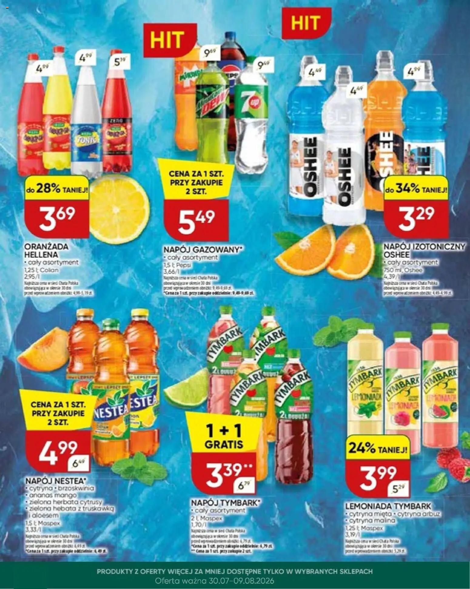 Chata Polska gazetka od 30.07.2026 | Strona: 27 | Produkty: Brzoskwinia, Arbuz, Malina, Ananas