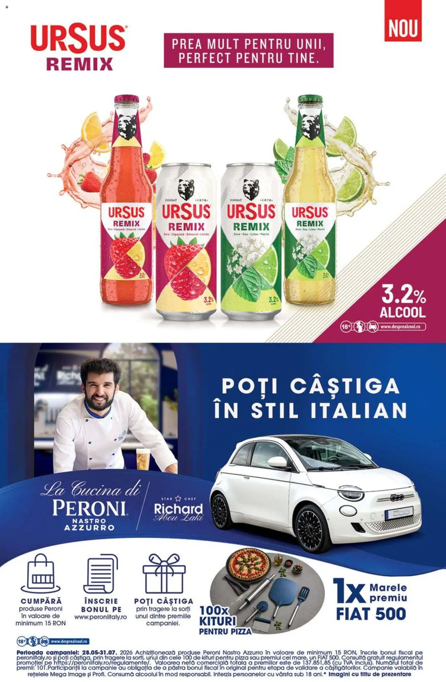 Noul catalog Profi – valabil de la 10.06.2026 | Pagină: 15 | Produse: Pizza