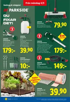 Lidl erbjudanden - Förhandsvisning av reklamblad från butik Lidl aktuell från 04.05.2026 | Sida: 18 | Produkter: Batterier, Rengöringsmedel, Tryckspruta