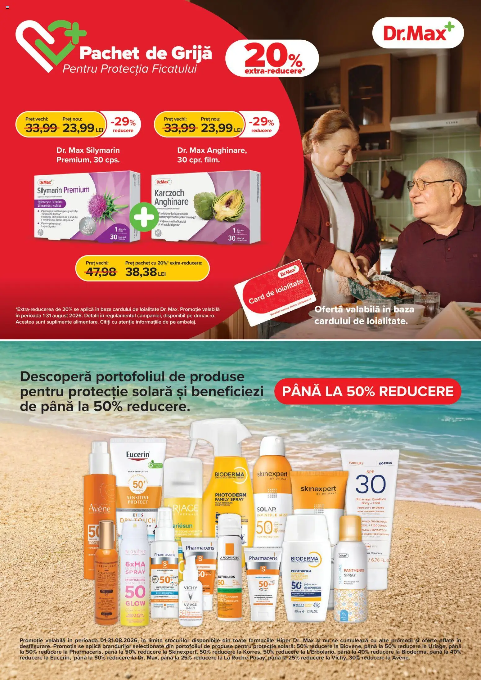 Noul catalog Dr.Max – valabil de la 01.08.2026 | Pagină: 2 | Produse: Body, Protecție solară