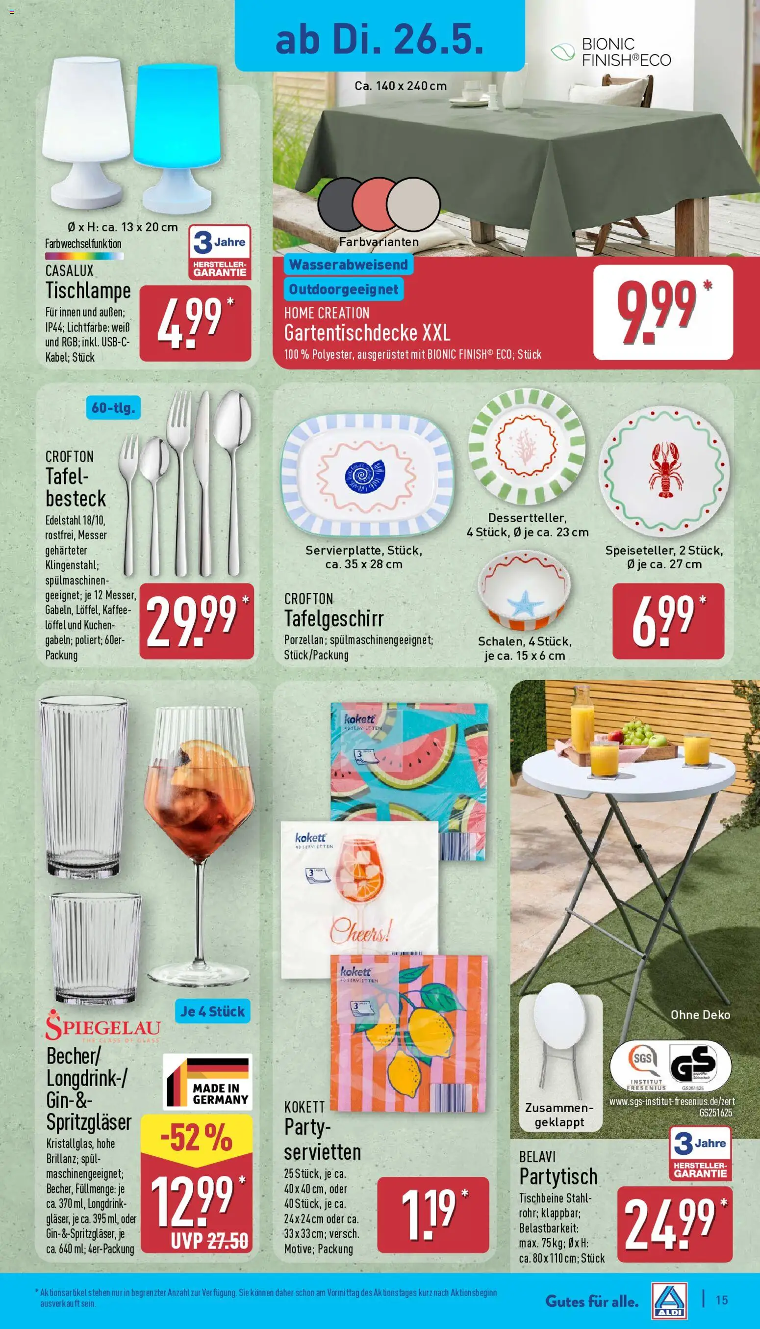 Aldi Prospekt 	 – gültig ab 26.05.2026 | Seite: 15