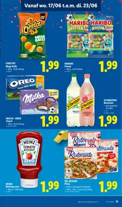 MILKA - OREO Snack, 108 g - Voorbeeld van een folder van Lidl, geldig van 15.06.2026 | Pagina: 15 | Producten: Ketchup, Oreo, La, Grapefruit