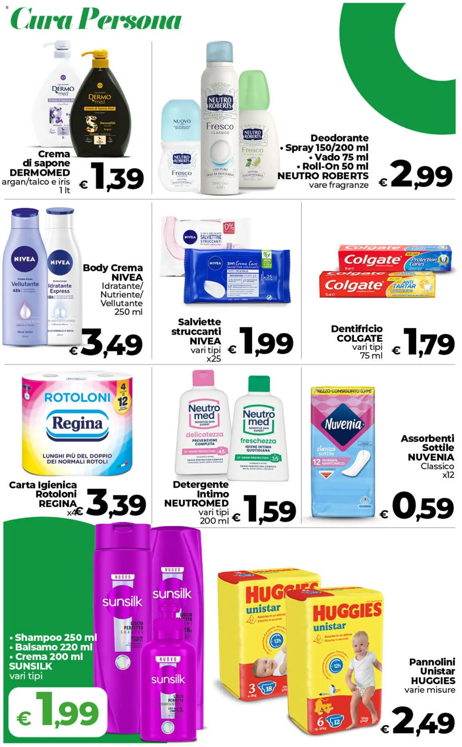 Volantino COOP del 21/07/2026 | Pagina: 18 | Prodotti: Balsamo, Crema, Carta igienica, Sale