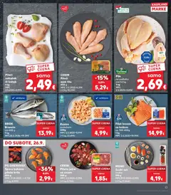 MOWI Sushi set, MOWI Sushi set srednji 199 g - Pregled kataloga iz trgovine Kaufland, vrijedi od 23.09.2026 | Stranica: 13
