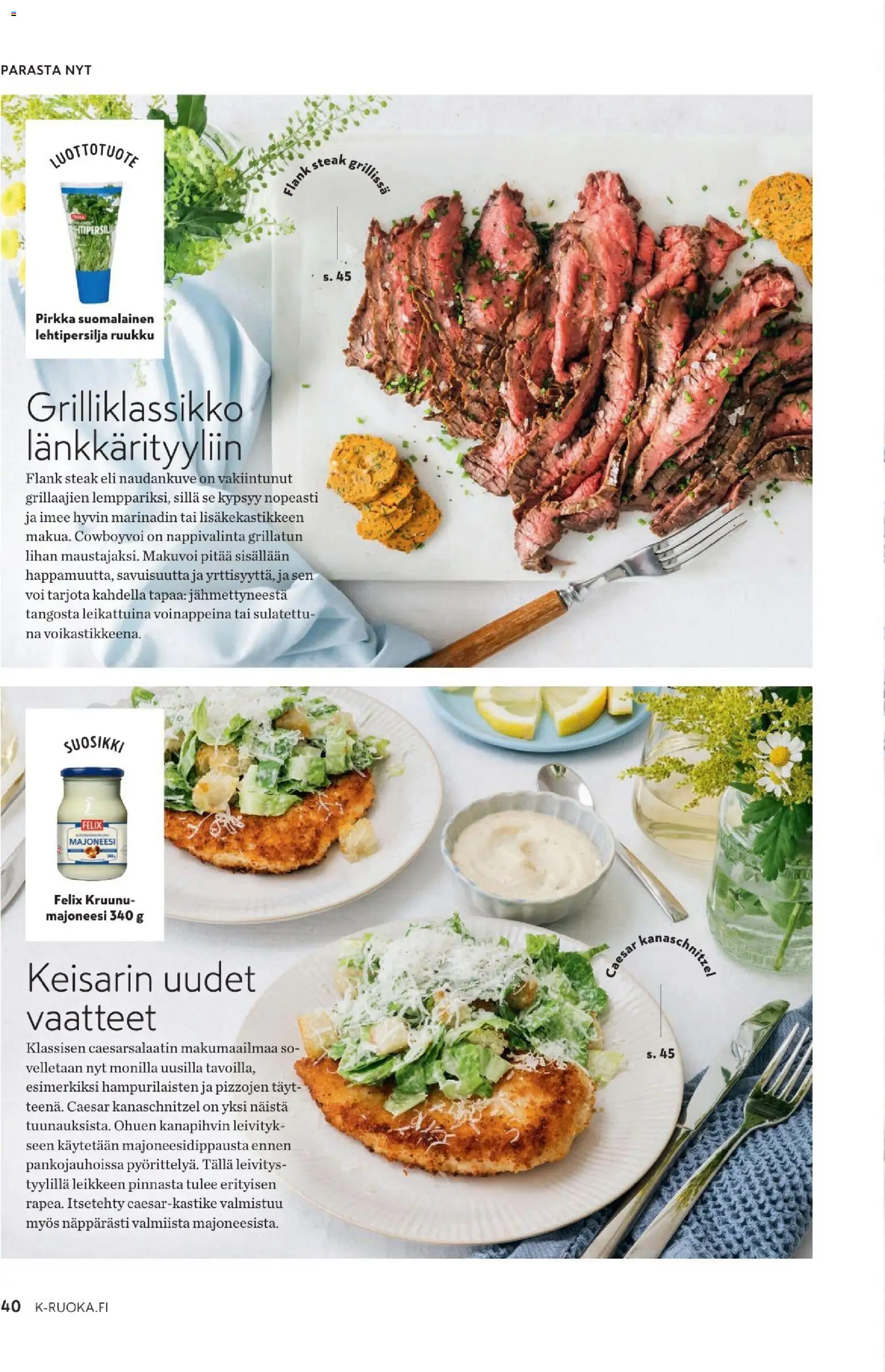 K-Citymarket tarjoukset - K-Ruoka – voimassa 10.06.2026 alkaen | Sivu: 40 | Tuotteet: Majoneesi, Vaatteet, Voi