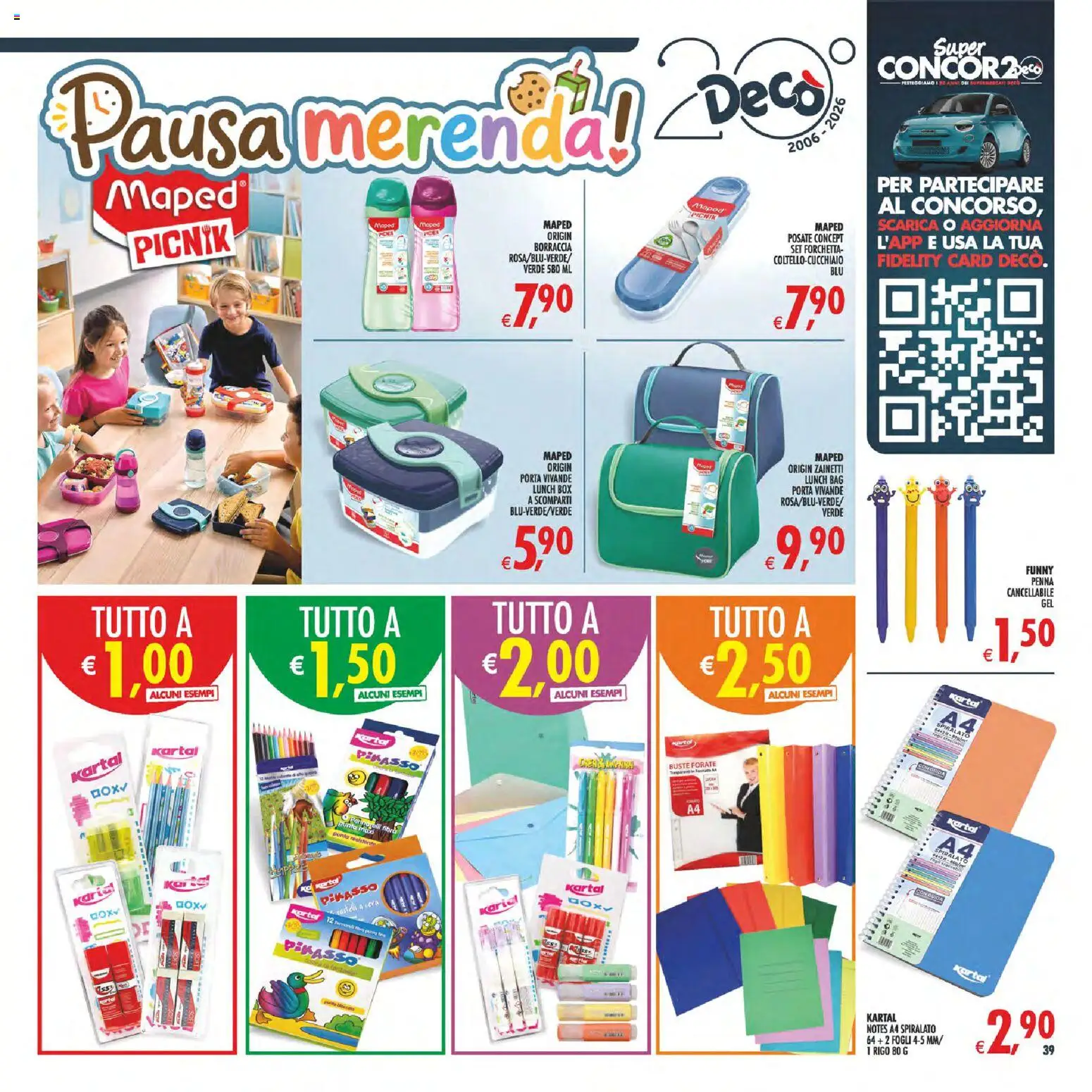 Volantino Decò del 11/09/2026 | Pagina: 42 | Prodotti: Posate, Porta, Borraccia