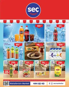 13 Ağustos 2026 tarihinden itibaren geçerli olan Seç Market kataloğu önizlemesi | Sayfa: 1 | Ürünler: Fuse tea, Şampuan, Portakal, Mısır