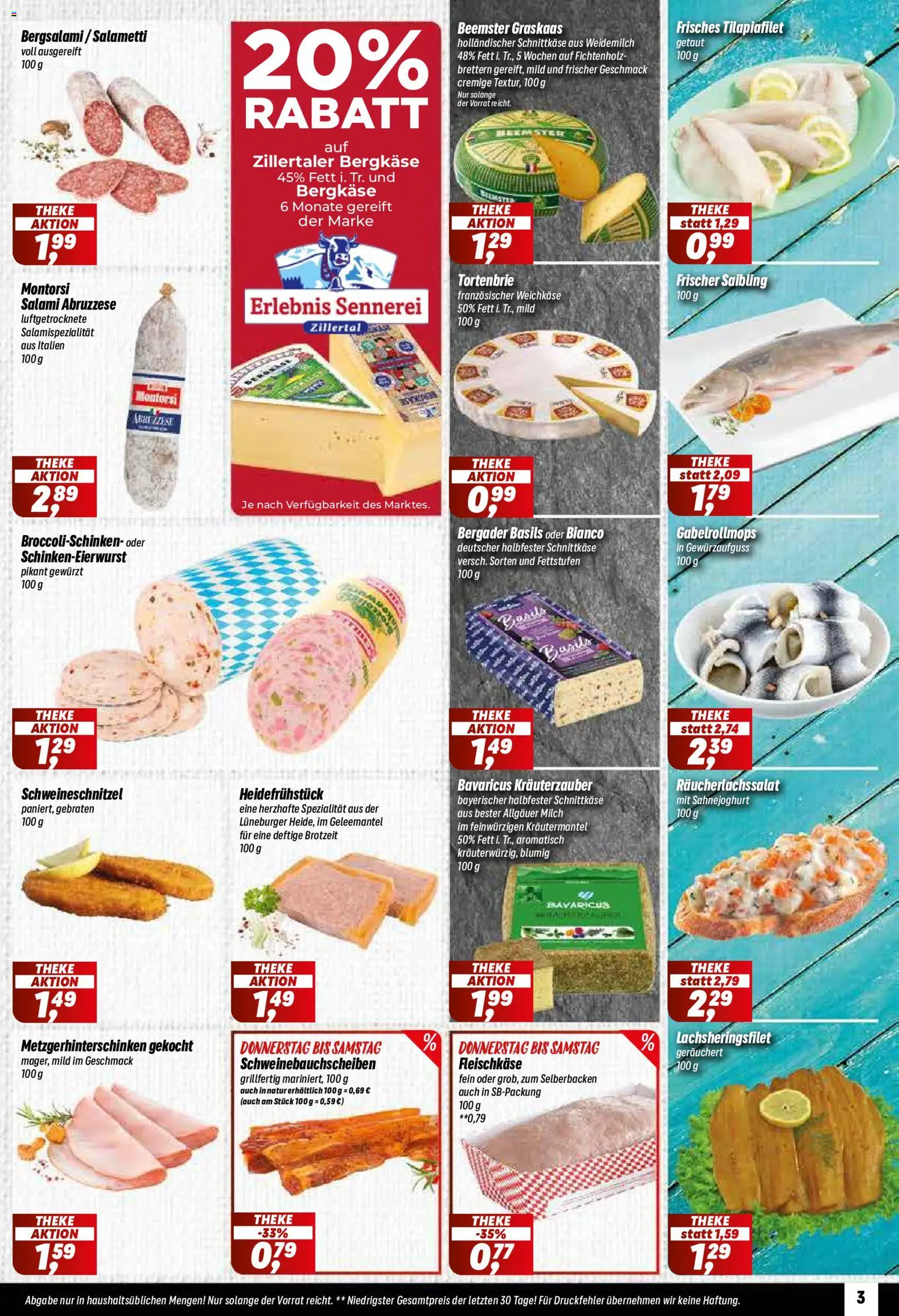 Simmel Prospekt – gültig ab 26.05.2026 | Seite: 3 | Produkte: Milch, Theke, Salami