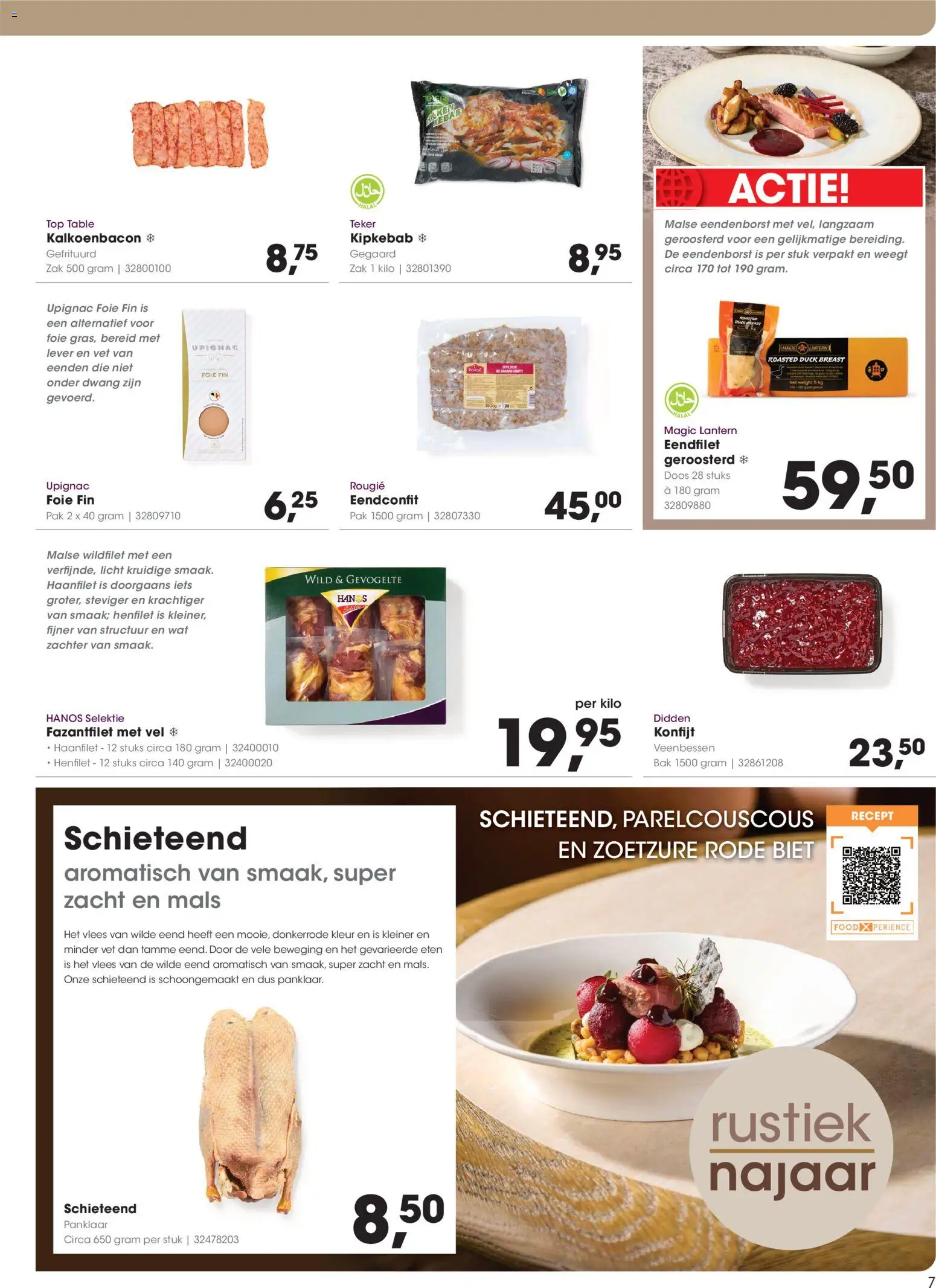 {H1} | Pagina: 7 | Producten: Vlees, Veenbessen, Rode biet, Lever
