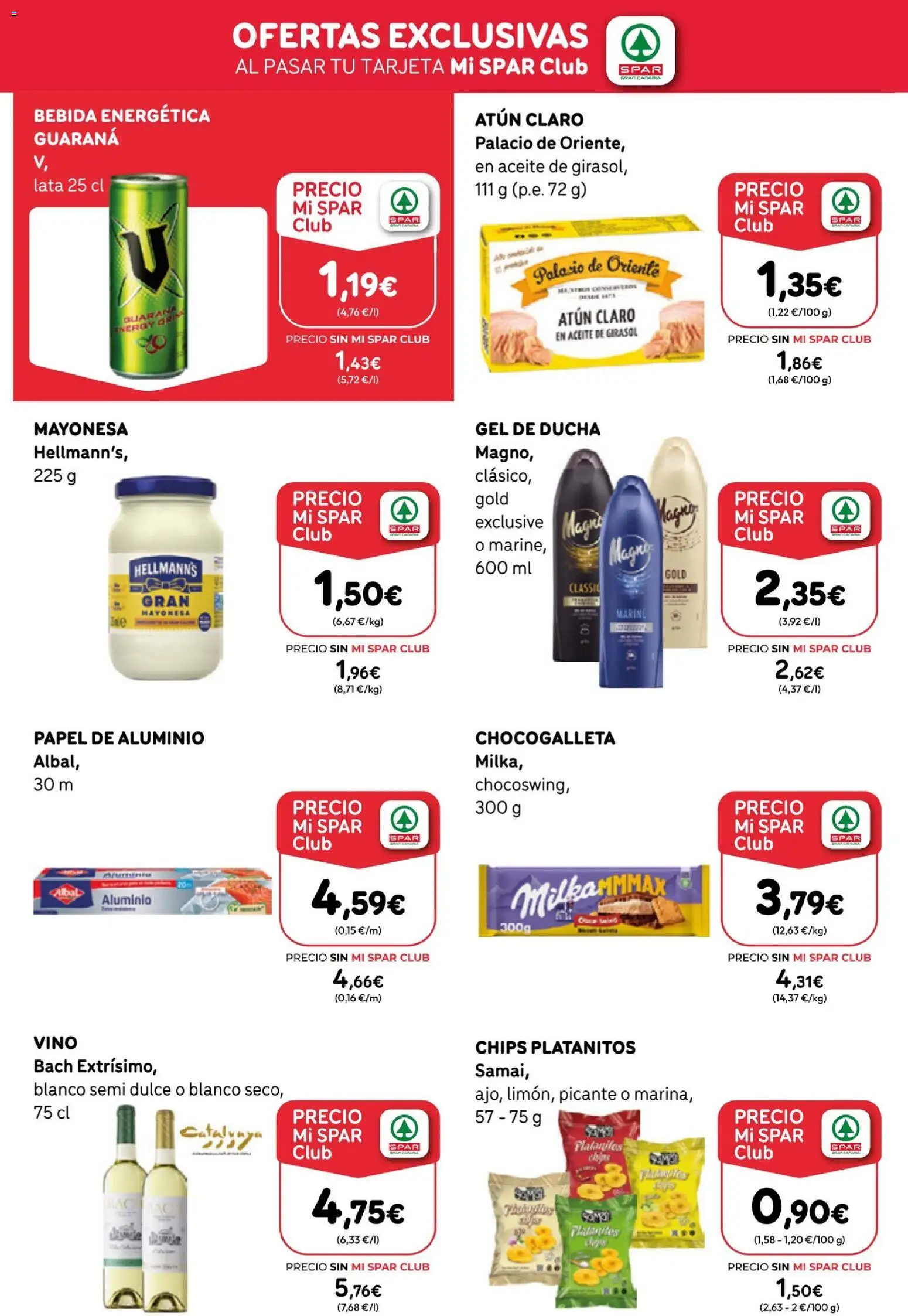 Spar - folleto │ válido desde el 16/10/2026 | Página: 8 | Productos: Dulce, Gel de ducha, Aceite de girasol, Atún claro