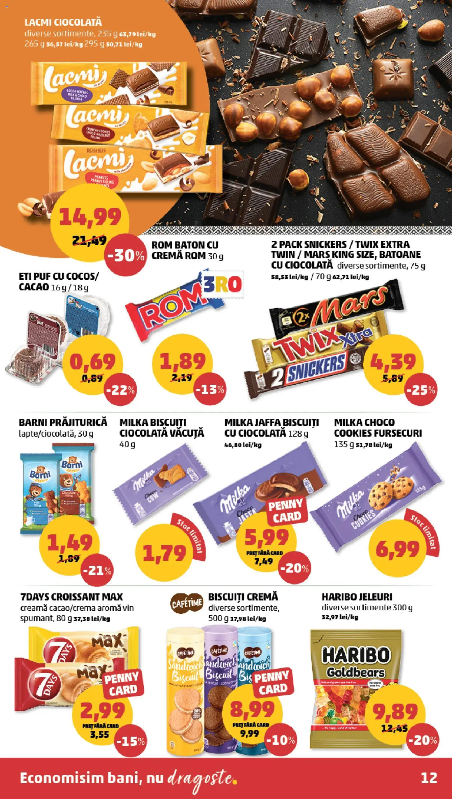 Noul catalog PENNY – valabil de la 15.04.2026 | Pagină: 12 | Produse: Cremă, Ciocolată, Cacao, Jeleuri