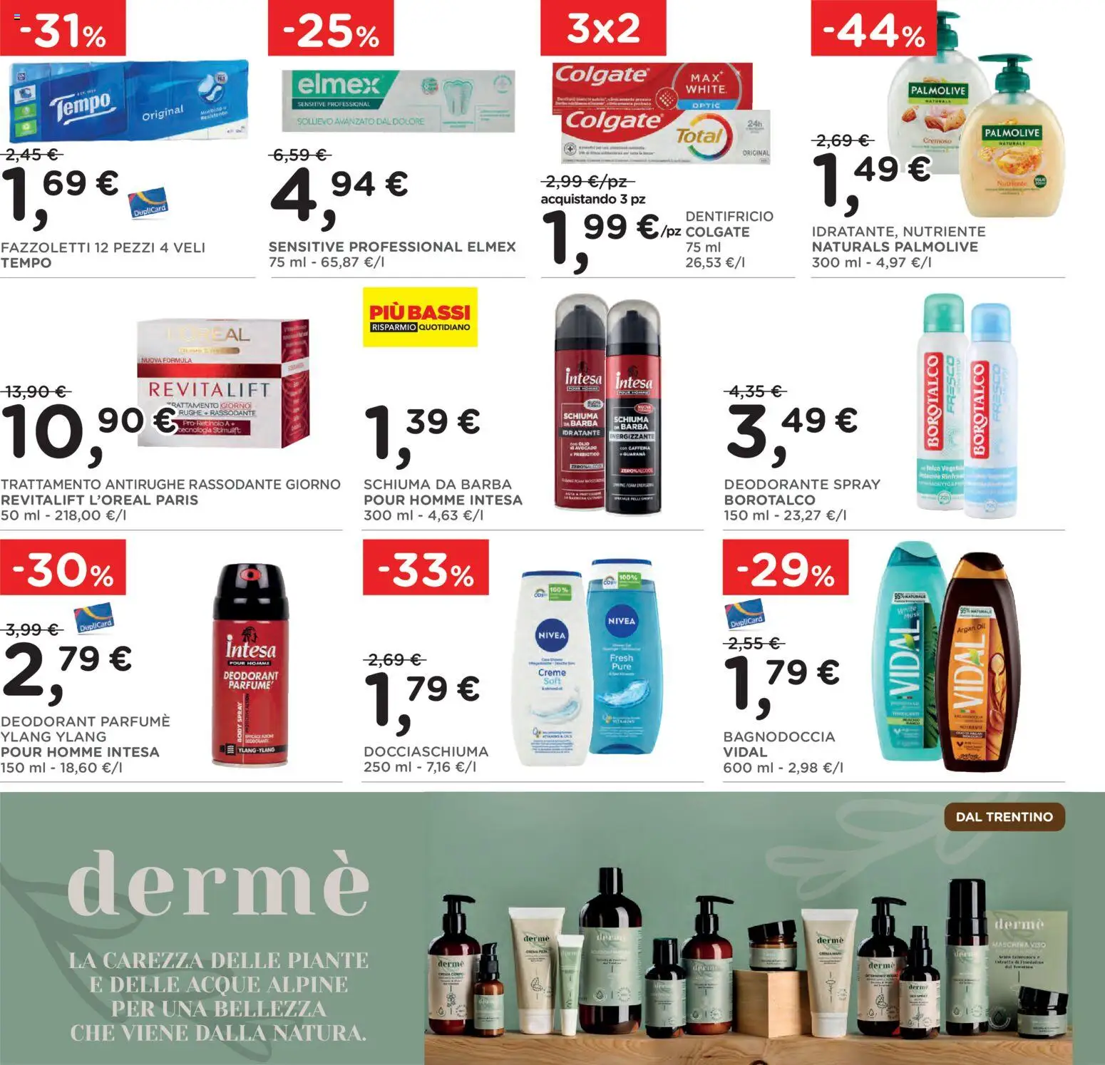 Volantino Poli del 22.04.2026 | Pagina: 26 | Prodotti: Schiuma da barba, Deodorante, Dentifricio, Fazzoletti