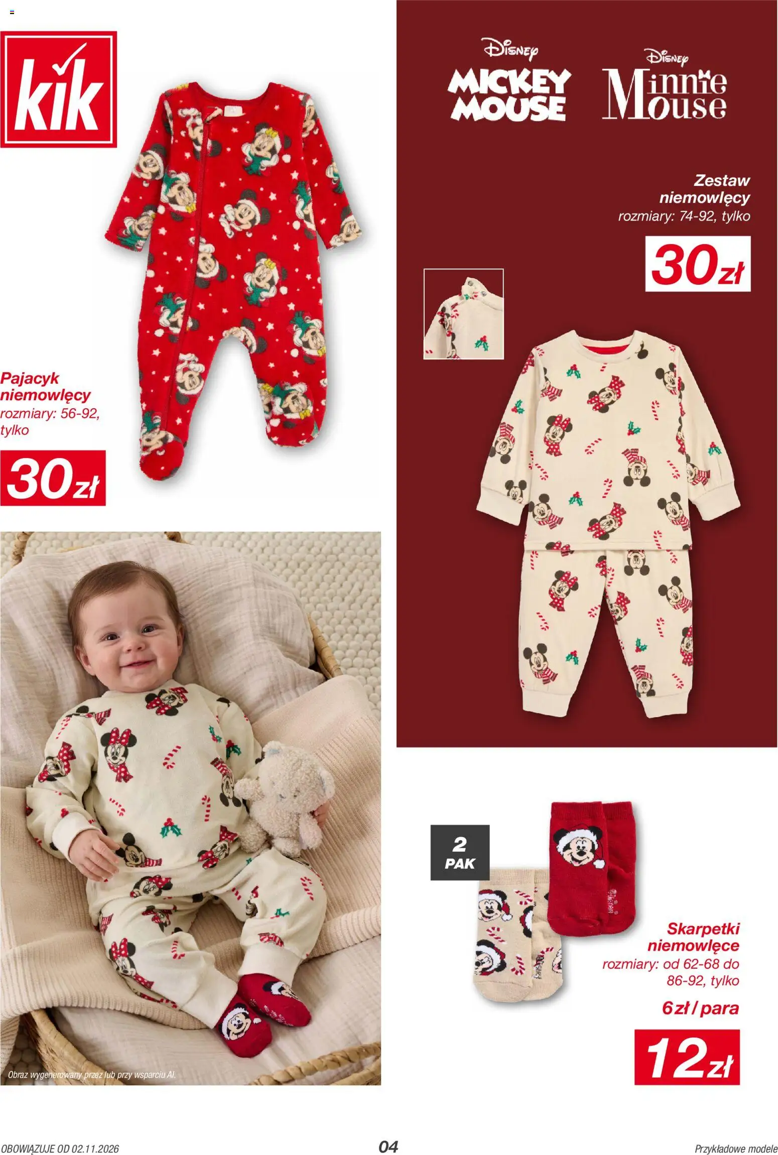 Kik gazetka od 02.10.2026 | Strona: 4 | Produkty: Skarpetki