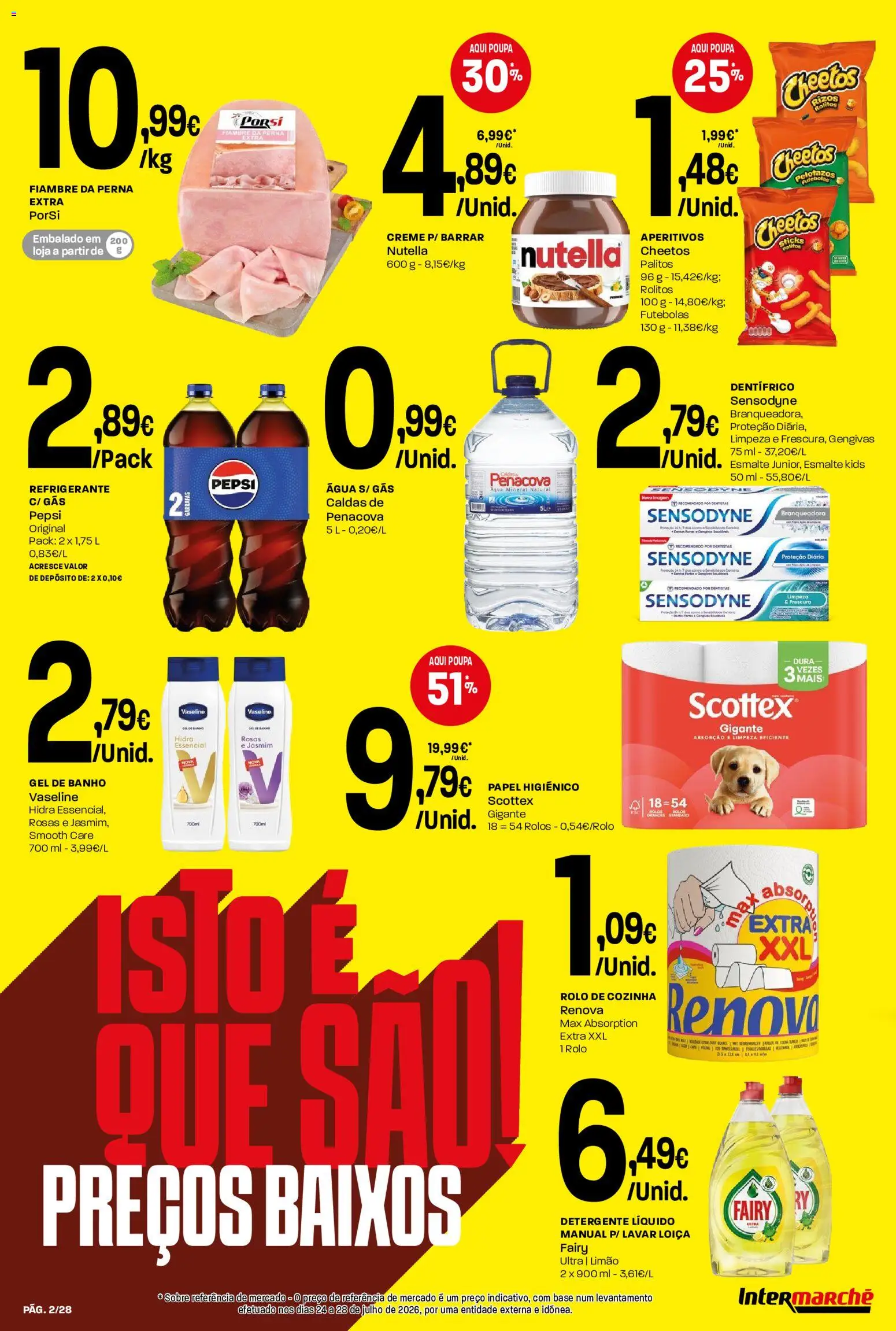 Intermarché Folheto Contact │ válido de 03/09/2026 | Página: 2 | Produtos: Pepsi, Refrigerante, Nutella, Detergente