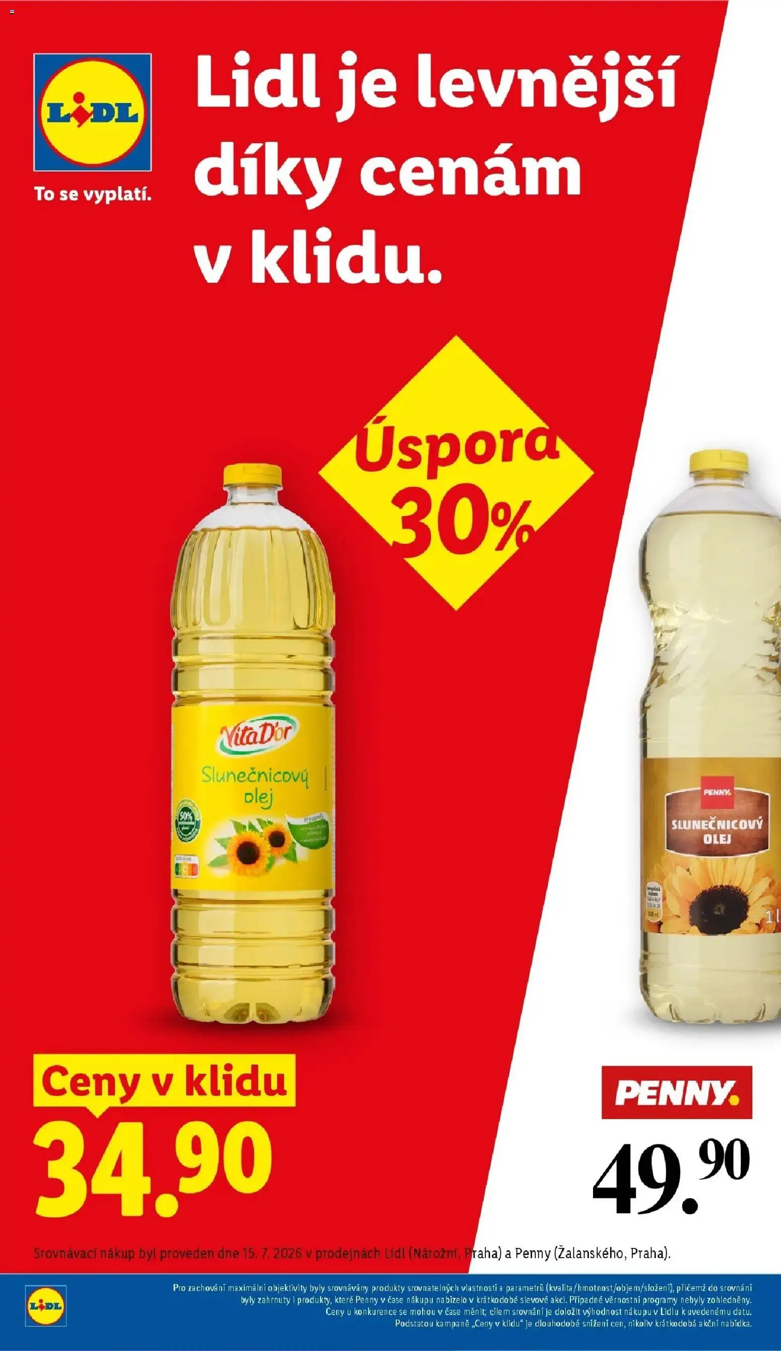 Lidl aktuální leták od 20.07.2026 | Strana: 6 | Produkty: Olej, Slunečnicový olej
