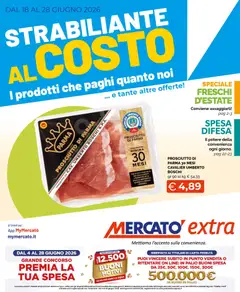 Anteprima del volantino Mercatò volantino Extra valido a partire dal 18.06.2026