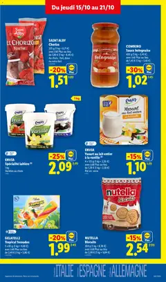 LIDL - Prévisualisation de COMBINO Sauce bolognaise, 420 g (1 kg = 2,43 €) avec Lidl Plus au lieu de 1,45 € (1 kg = 3,45 €) valide à partir de 15/10/2026 | Page: 17