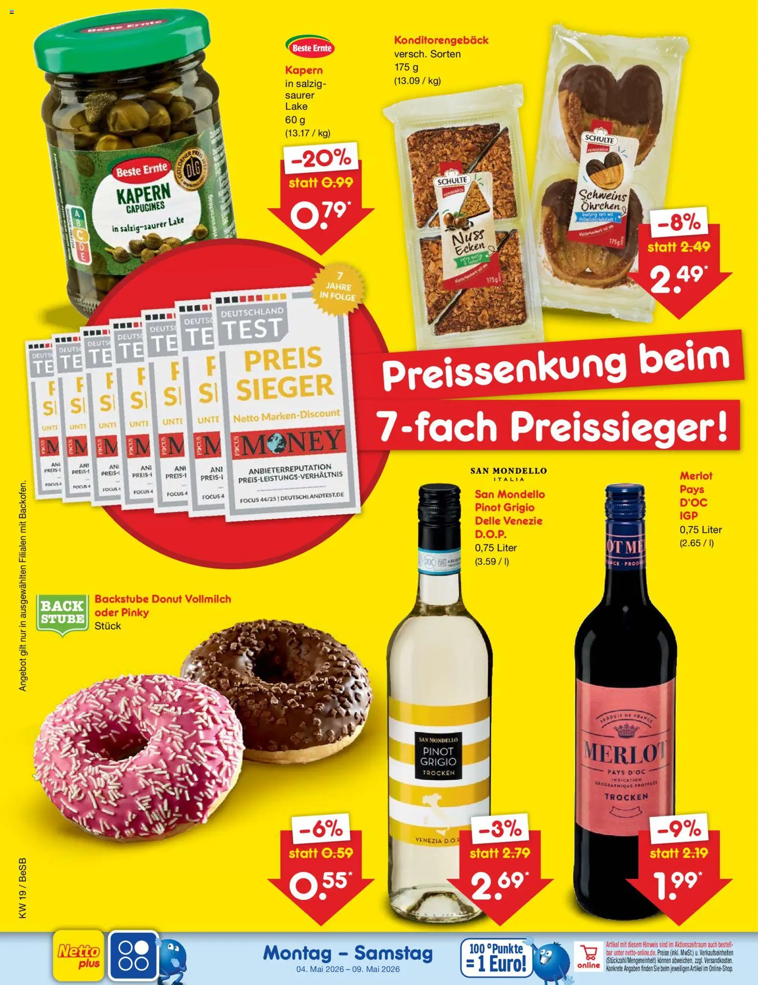 Netto Marken-Discount Super wochenende – gültig ab 07.05.2026 | Seite: 69 | Produkte: Merlot