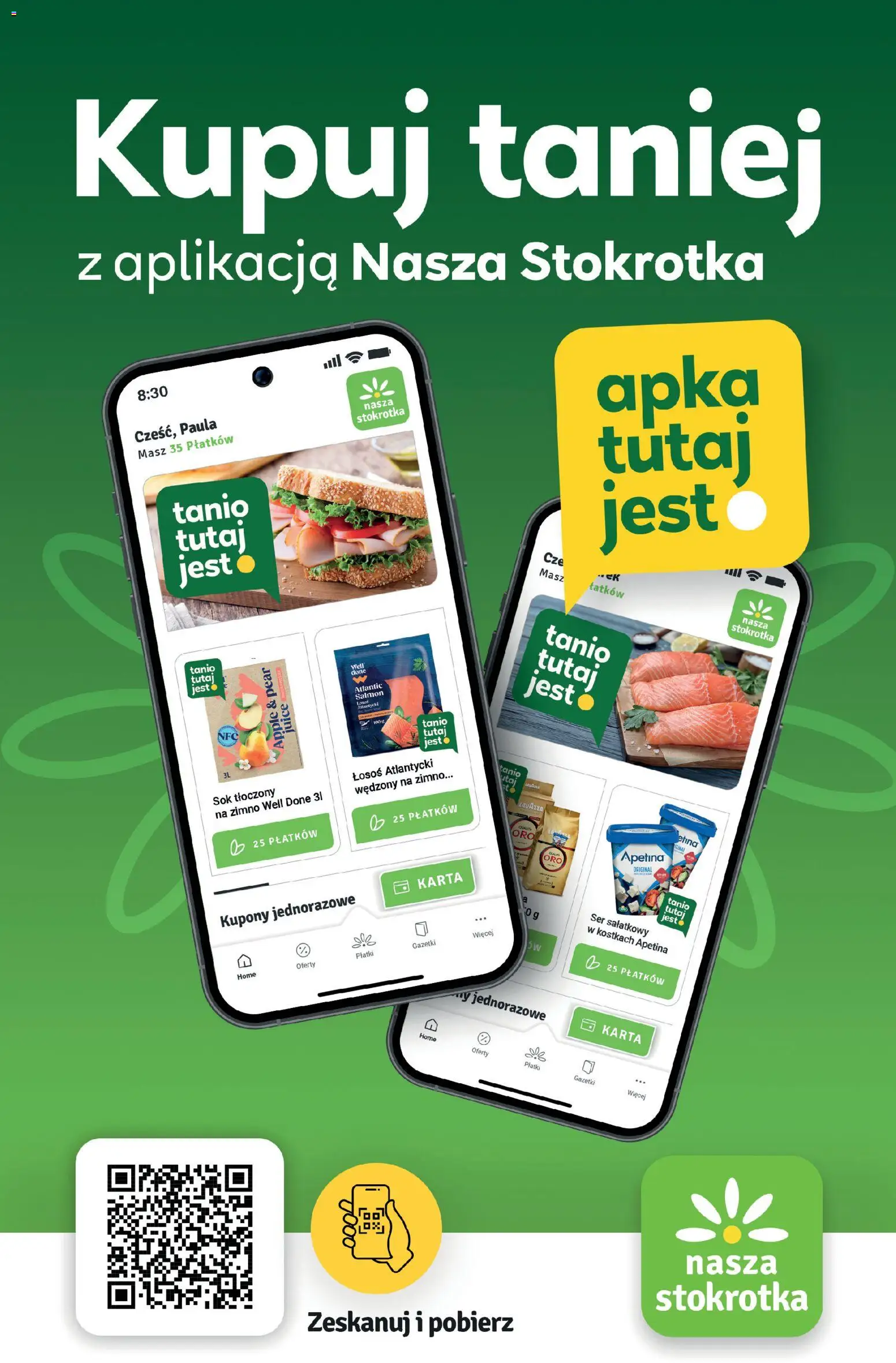 Stokrotka gazetka - Market od 21.05.2026 | Strona: 17 | Produkty: Karta, Lavazza, Łosoś, Płatki